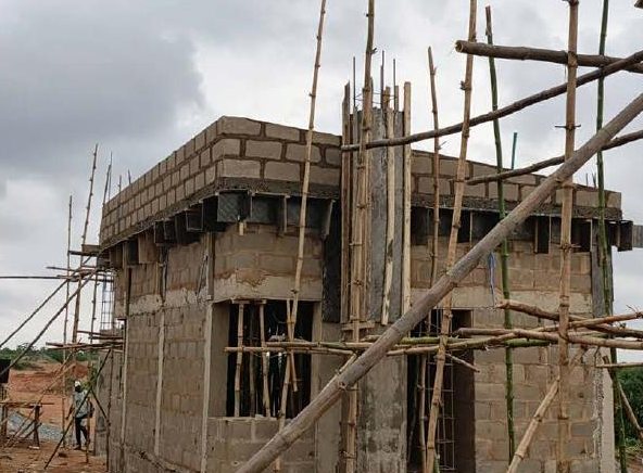 Housing unit under construction