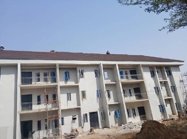 Renovated three-storey quarters