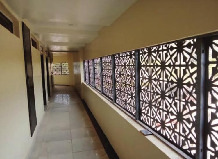 Renovated corridor